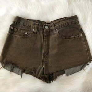 Levi’s high-waisted shorts